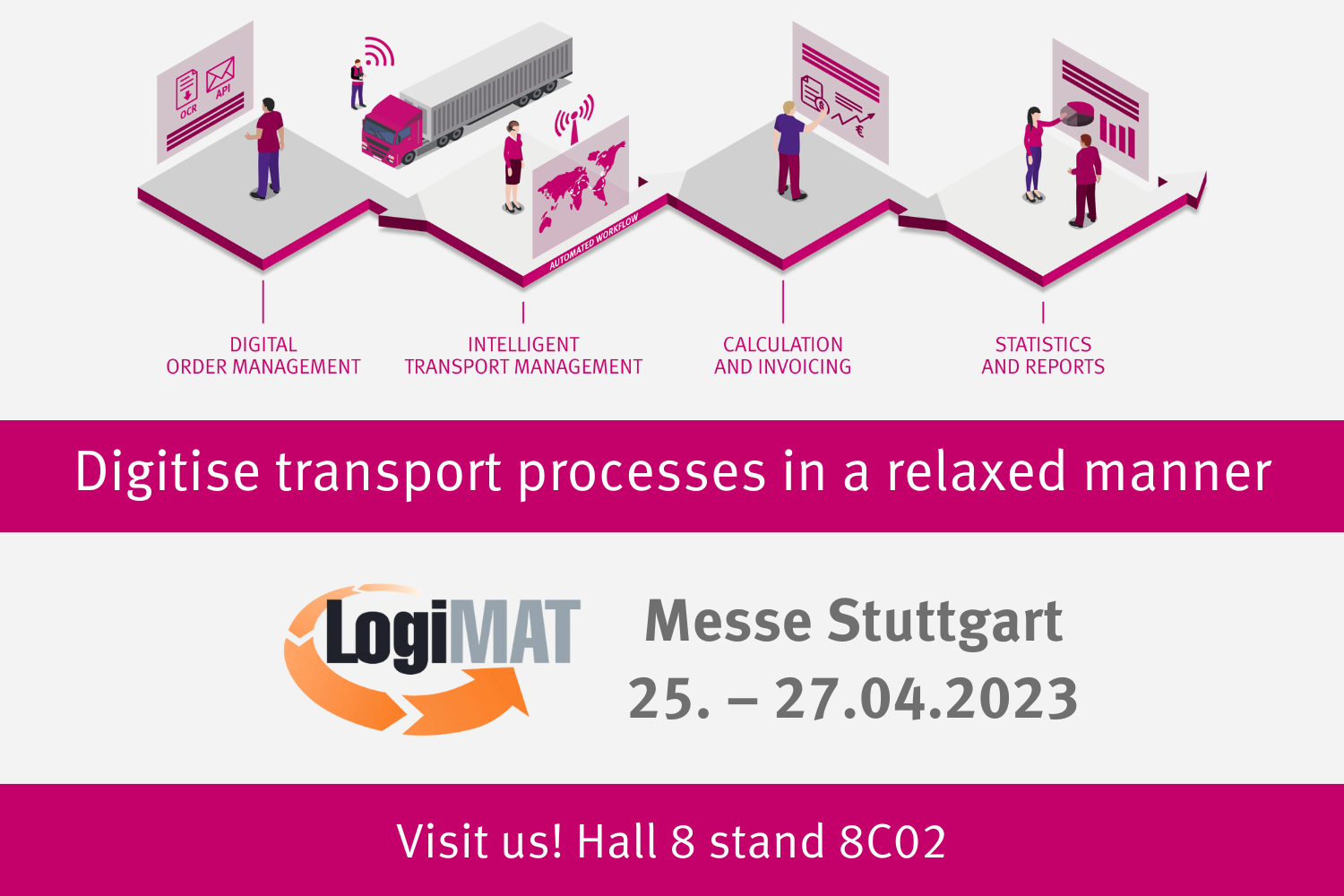 Soloplan at the LogiMAT fair in Stuttgart 2023: Relaxed digitalisation with CarLo